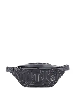 Louis Vuitton Pre-Owned: Чёрная поясная сумка 