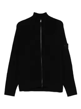 Stone Island: Чёрный кардиган  Compass
