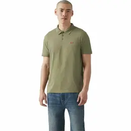 Levi's: Зелёное поло 
