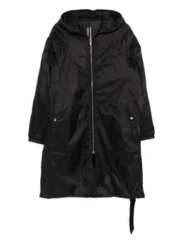 Rick Owens DRKSHDW: Пальто с капюшоном 