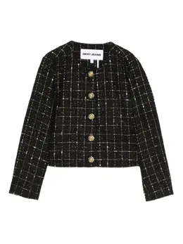 DKNY: Чёрная куртка 