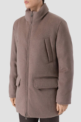 Corneliani: Пальто с карманами 