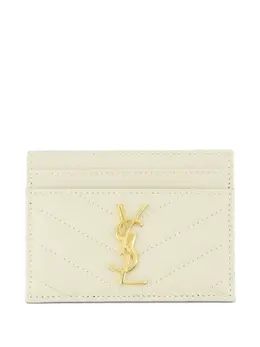 Saint Laurent: Светлый картхолдер 