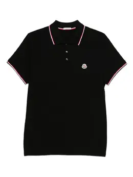 Moncler: Чёрное поло 