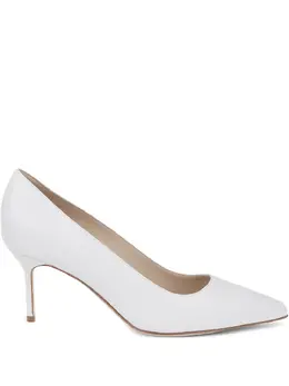 Manolo Blahnik: Белые туфли 