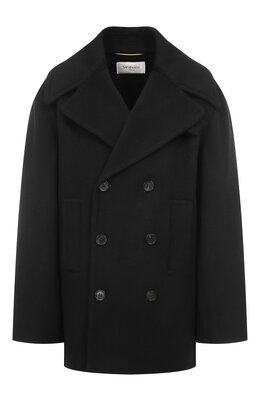 Saint Laurent: Пальто из шерсти 