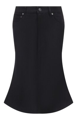 Balenciaga: Джинсовая юбка 