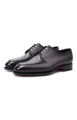 Santoni: Серые туфли 