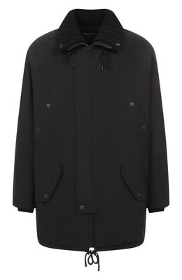 Dolce & Gabbana: Чёрный пуховик 