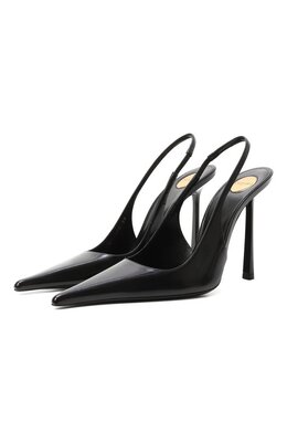 Saint Laurent: Чёрные туфли 