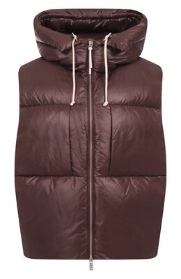 Jil Sander: Коричневый жилет 