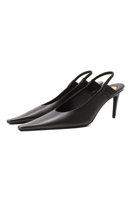 Saint Laurent: Чёрные туфли 