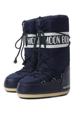 Moon Boot: Синие сапоги 