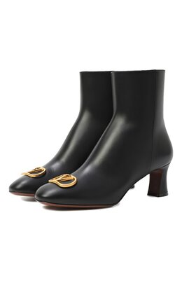 Valentino: Чёрные ботинки  VLogo Signature