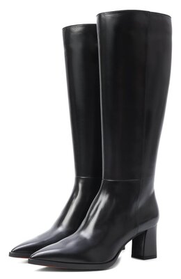 Santoni: Чёрные сапоги 