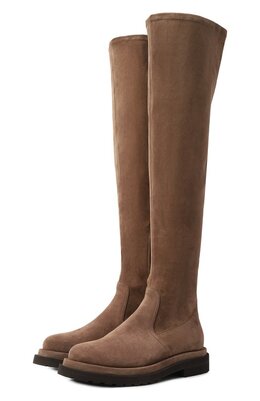 Brunello Cucinelli: Коричневые сапоги 