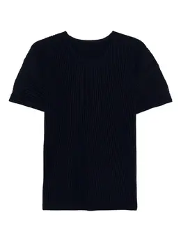 Issey Miyake: Голубая футболка 