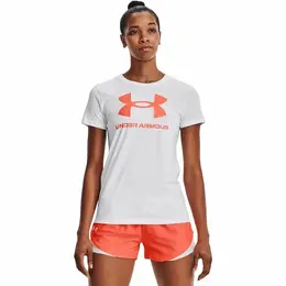 Under Armour: Белая футболка 