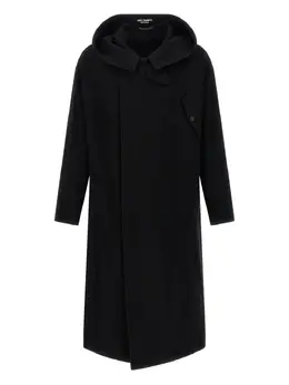 Yohji Yamamoto: Пальто с капюшоном 