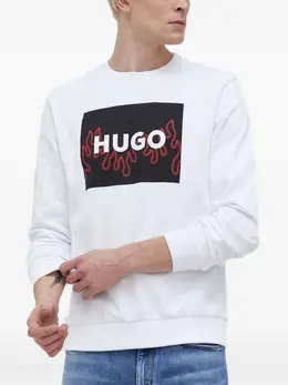 HUGO: Белый свитшот 