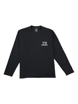 Y-3: Футболка с принтом 