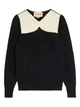 Valentino Garavani: Свитер с бантом 
