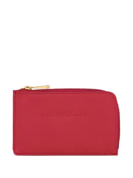 Longchamp: Красный картхолдер  Le Foulonné