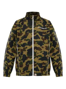 A BATHING APE®: Зелёный свитшот 