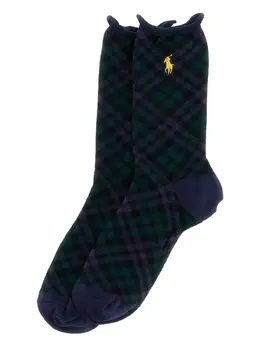Polo Ralph Lauren: Голубые носки 