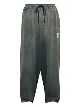Maison MIHARA YASUHIRO: Зелёные брюки 