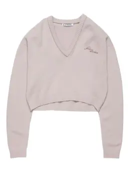 Acne Studios: Свитер с v-образным вырезом 