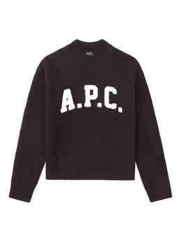 A.P.C.: Бордовый свитер 