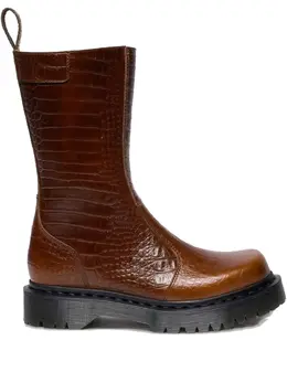Dr. Martens: Коричневые ботинки 
