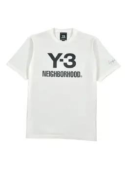 Y-3: Футболка с принтом 