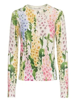 Oscar de la Renta: Белый кардиган 