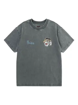 EVISU: Футболка с вышивкой 