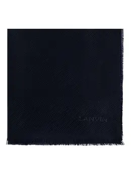 Lanvin: Синий шарф 