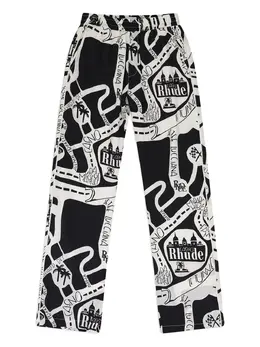 RHUDE: Шёлковые брюки 