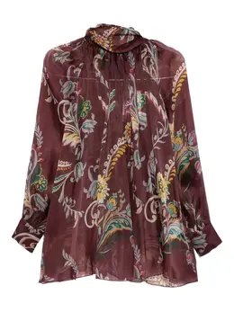 ETRO: Блуза с принтом 