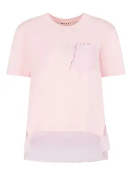Marni: Хлопковая футболка 