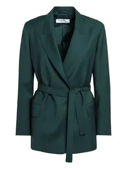 Max Mara: Зелёный жакет 