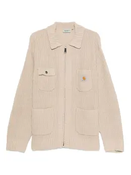 Carhartt WIP: Бежевый кардиган 