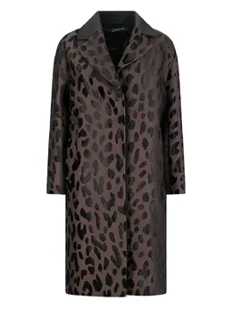 Max Mara: Пальто с животным принтом 