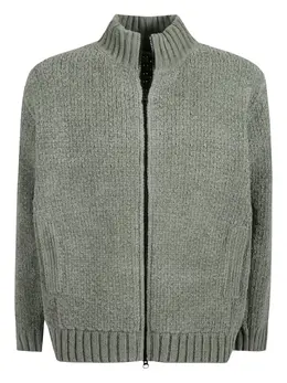 Stone Island: Зелёный кардиган 