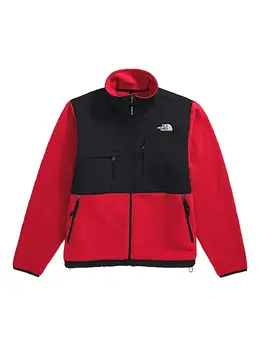 The North Face: Красная куртка  Logo