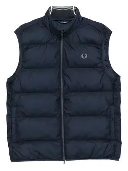 Fred Perry: Синий жилет 