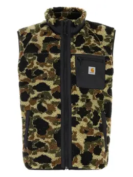 Carhartt WIP: Зелёный жилет 