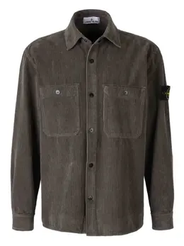 Stone Island: Куртка с высоким воротником 