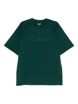 Carhartt WIP: Тёмная футболка 