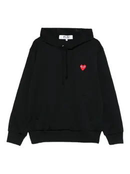 Comme Des Garçons Play: Чёрная толстовка  Heart